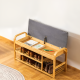 Wood Bench With Storage